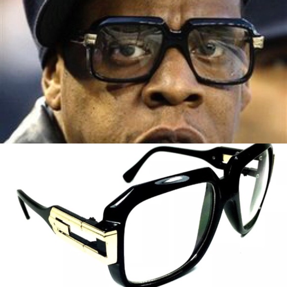 ⭐️CELEBRITY  MATTE BLACK Gazelle STYLE Retro Frame Glasses *NEW* - Picture 1 of 9